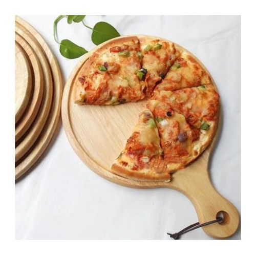 wooden bamboo Pizza plate chop board {18x26cm}