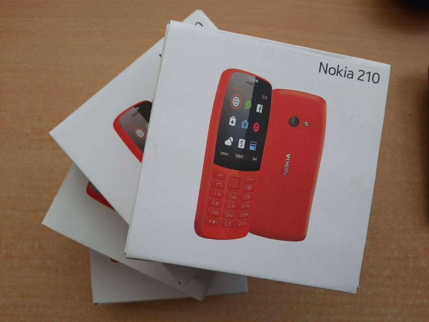 Nokia 210 phone ; Dual sim cards, Camera,  Flashlight and Torch, 1020mAh battery, Supports upto 32gb Memory card, 16MB internal storage, Bluetooth,  FM Radio, USB charging, Games and Mp3 player