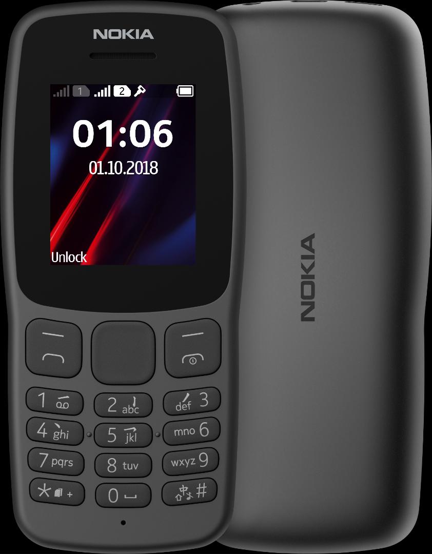 NOKIA 106 Nokia 106

￼

 Add to wishlist

Compare

4 MB RAM

4MB Storage

800mAh Battery

1.8-inch Display

Available in Black

Mediatek MT6261D

Nokia Series 30+