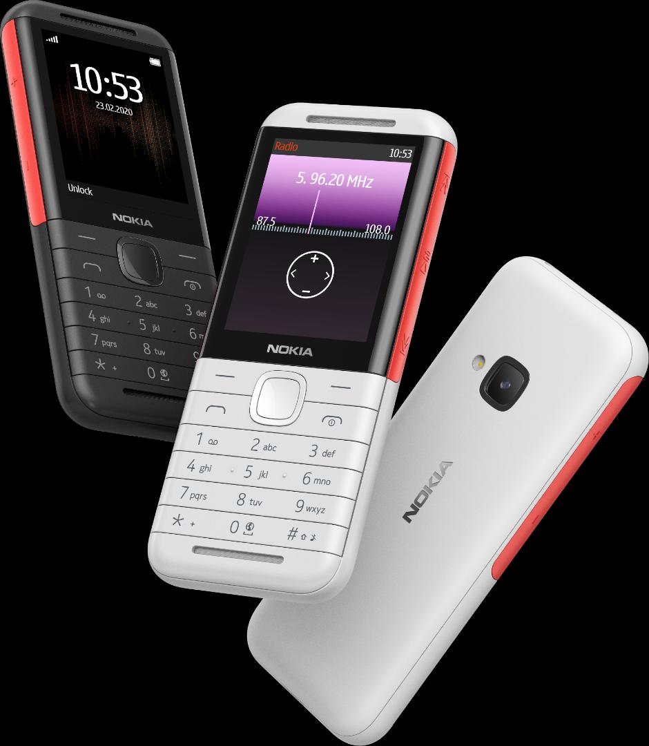 NOKIA 5310 with RAM: 8 MB

Internal Storage: 16 MB

Battery: 1200 mAh

Main camera: VGA with flash

Front camera: Not available

Display: 2.4 inch

Processor: MT6260A

Connectivity: Dual sim, 3G, 4G,