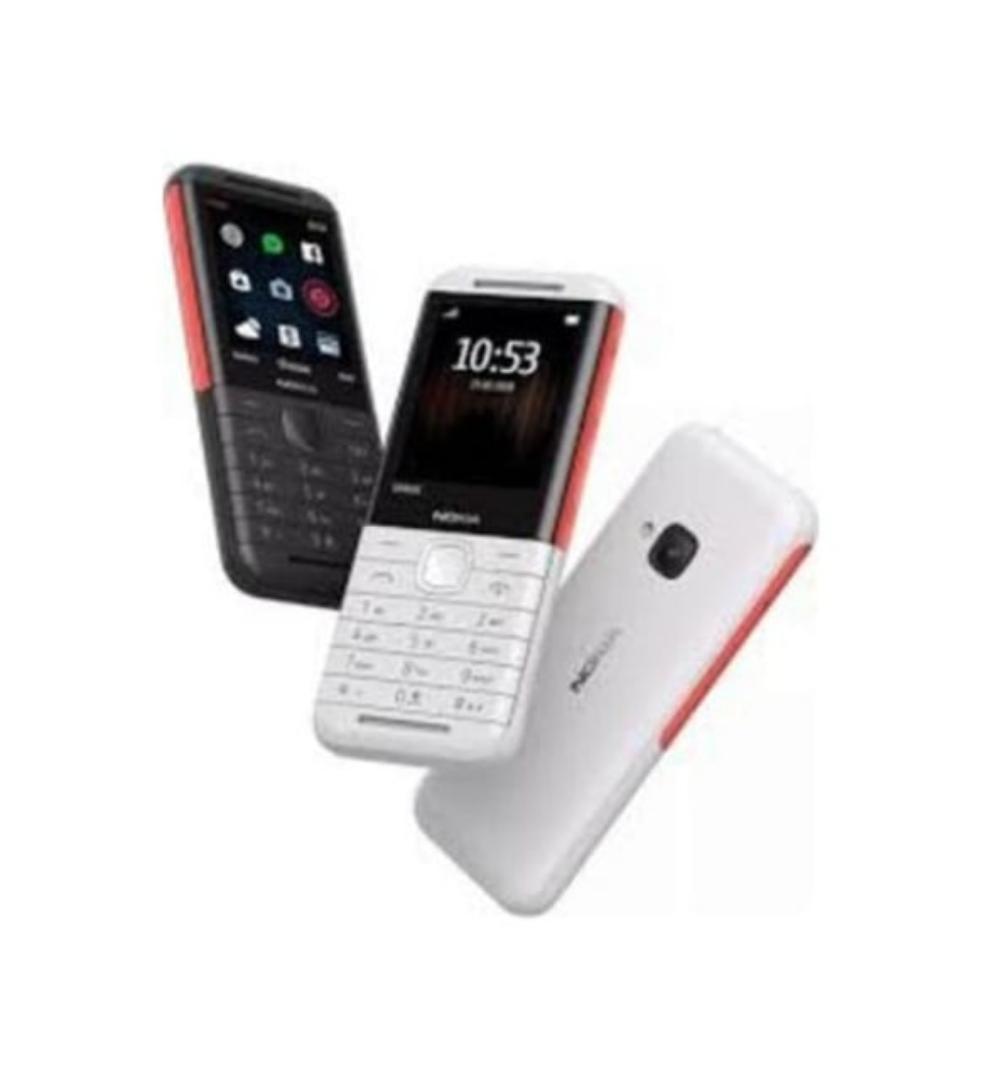 NOKIA 5310 with RAM: 8 MB

Internal Storage: 16 MB

Battery: 1200 mAh

Main camera: VGA with flash

Front camera: Not available

Display: 2.4 inch

Processor: MT6260A

Connectivity: Dual sim, 3G, 4G,