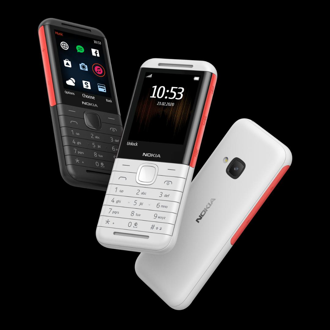NOKIA 5310 with RAM: 8 MB

Internal Storage: 16 MB

Battery: 1200 mAh

Main camera: VGA with flash

Front camera: Not available

Display: 2.4 inch

Processor: MT6260A

Connectivity: Dual sim, 3G, 4G,