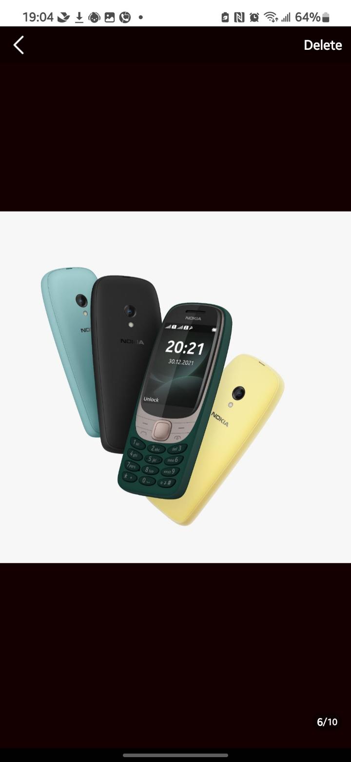 New NOKIA 6310.  Dual Sim, wireless fm, rear camera flash,8 MB RAM, 16 MB inbuilt

1150 mAh Battery

2.8 inches, 160 x 240 px Display

0.3 MP Rear Camera

Memory Card Supported, up to 32 GB

Bluetooth