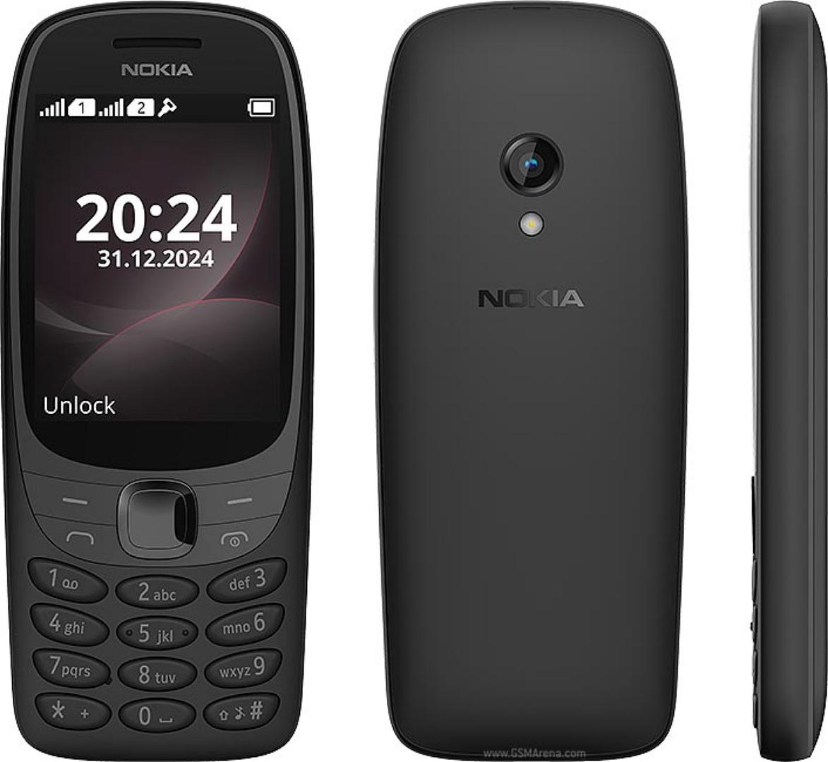 NEW NOKIA 6310: Features 2.8″ display, Unisoc 6531F chipset, 1450 mAh battery, 16 MB storage, 8 MB RAM.