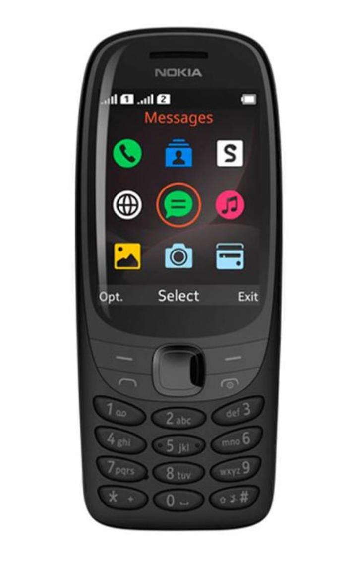 NEW NOKIA 6310: Features 2.8″ display, Unisoc 6531F chipset, 1450 mAh battery, 16 MB storage, 8 MB RAM.