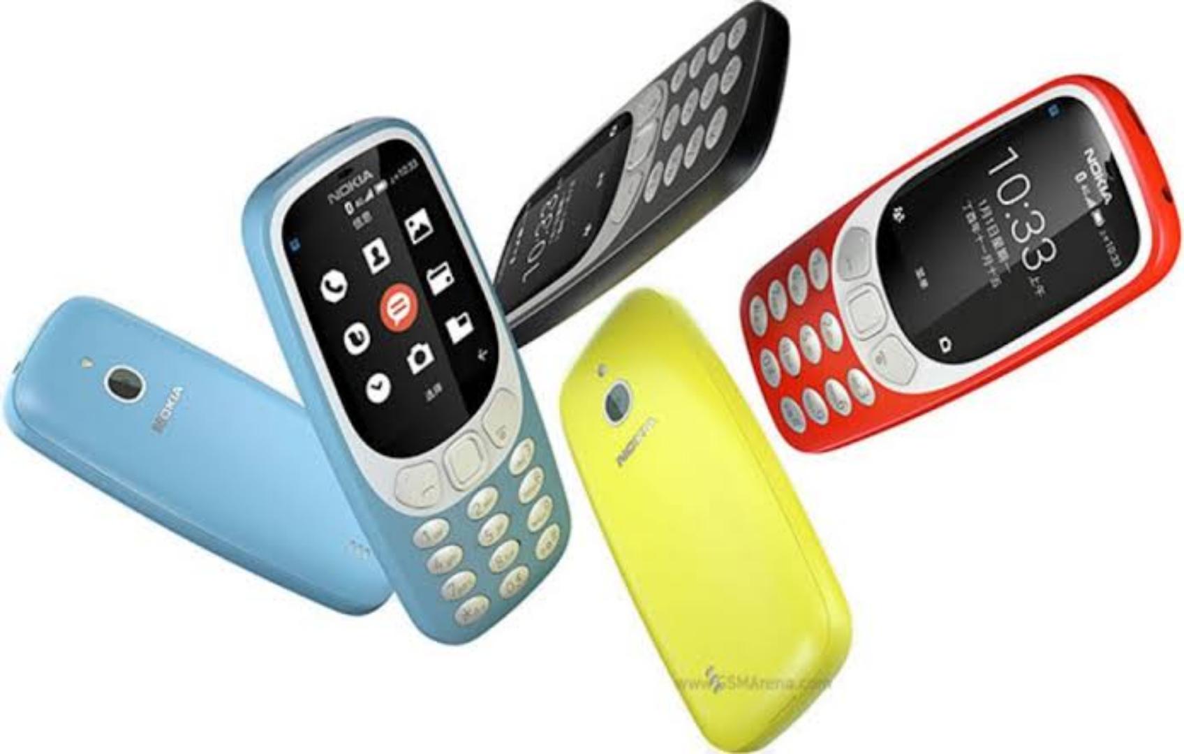NOKIA 3310. 2.4 Inch QVGA Display

MicroSD Upto 32GB

Dual Normal SIM

2MP Camera With LED Flash

FM Radio

MP3 Player

Bluetooth 3.0 With SLAM

Nokia Series 30+ OS

1200 MAh Battery

12 months warran
