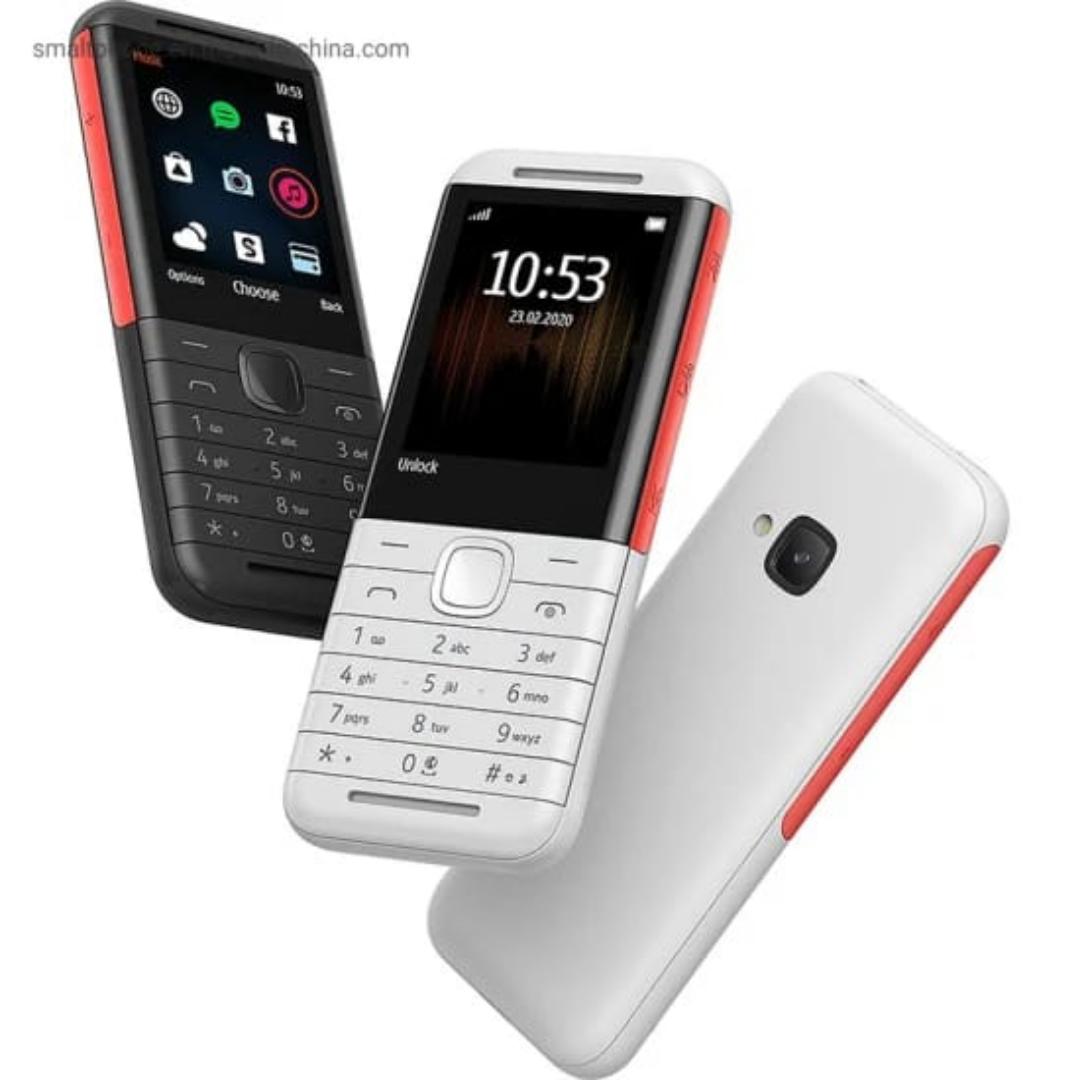 Nokia 5310 features and specification in kenya

RAM: 8 MB
Internal Storage: 16 MB
Battery: 1200 mAh
Main camera: VGA with flash
Front camera: Not available
Display: 2.4 inch
Processor: MT6260A
Connect