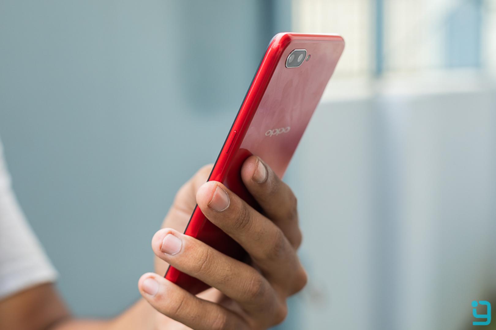 OPPO A3s Dual SIM Smartphone 6.2" HD+ Display 4230mAh Battery 13MP + 2MP Dual Rear Camera 8MP Front Camera Fingerprint Face Unlock Expandable Storage Stylish Design