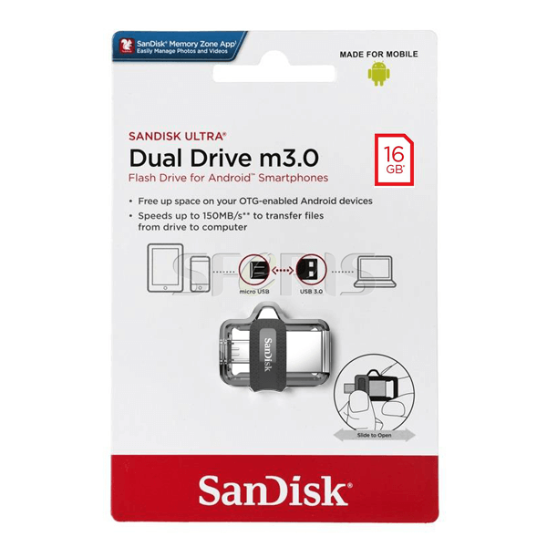 SanDisk  Ultra Dual Drive USB 0TG Flash Drive