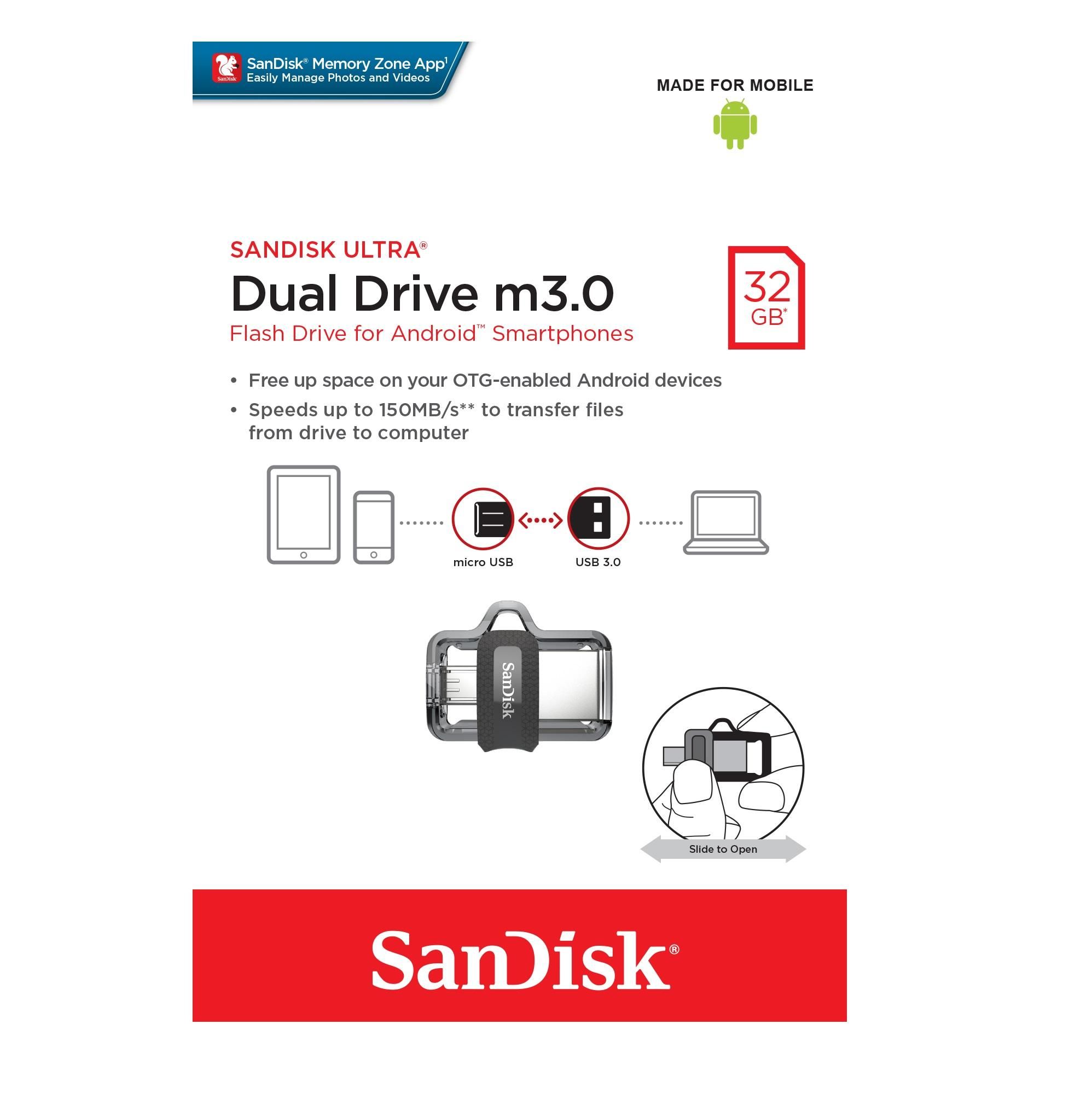 SanDisk  Ultra Dual Drive USB 0TG Flash Drive