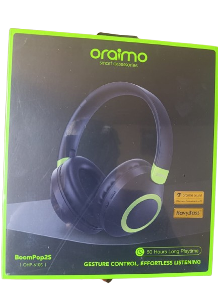 oraimo BoomPop2S ENC Over-Ear Wireless Headphones