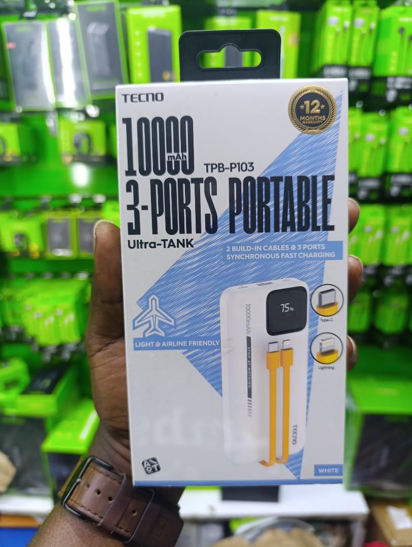 Tecno Ultra Tank 10000mah Power bank