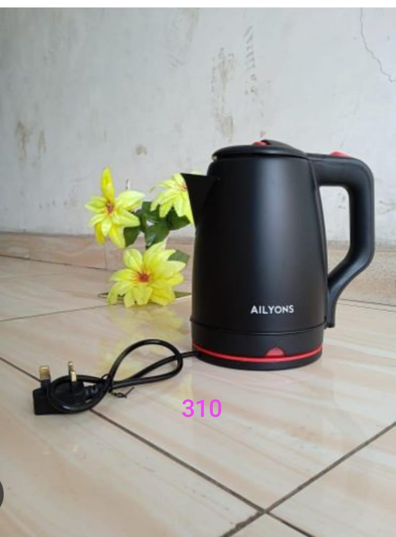 AILYONS FK-0310 Stainless Steel 2.2L Electric Water Kettle-BlackSteel Electric Kettle from Jumia now and enjoy delivery right to your doorstep‎ service. It comes in a Stainless steel design for Hot Wa