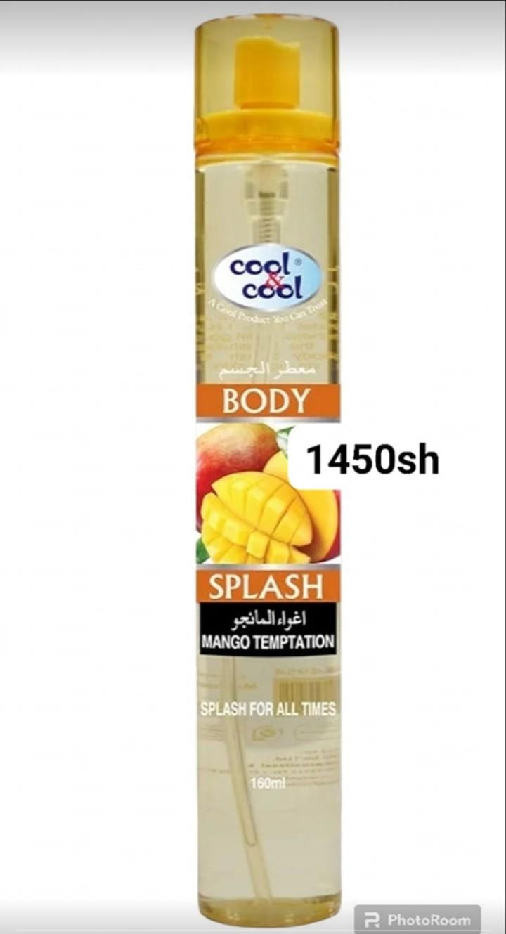 cool and cool body splash