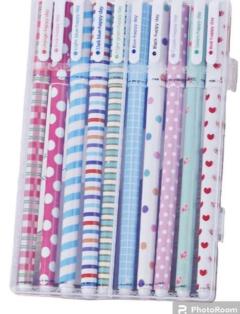 set of 10 pieces gel pens for journaling.