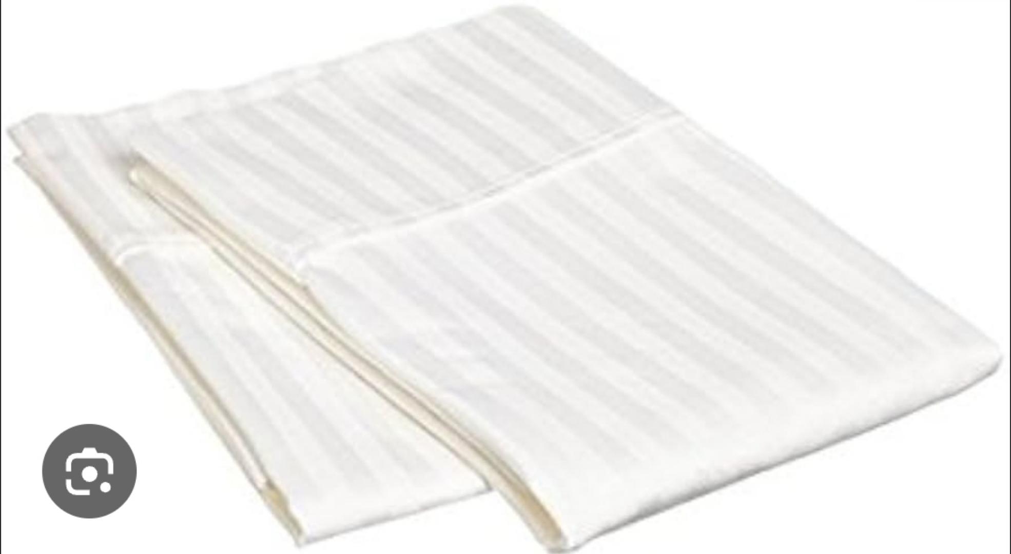 pair of second hand  pillow cases