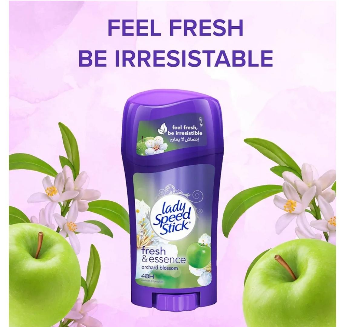 Lady speed -invisible, wild freesia, sweet strawberry,fresh essence deodorant