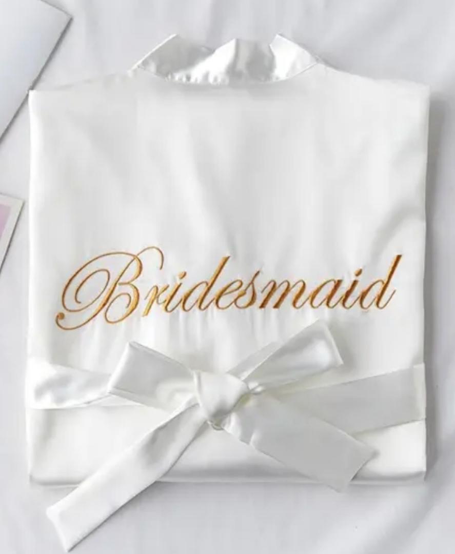 Bridal team robes