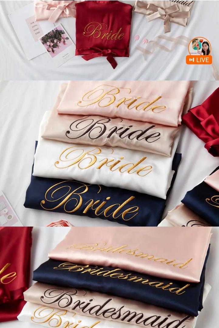 Bridal team robes