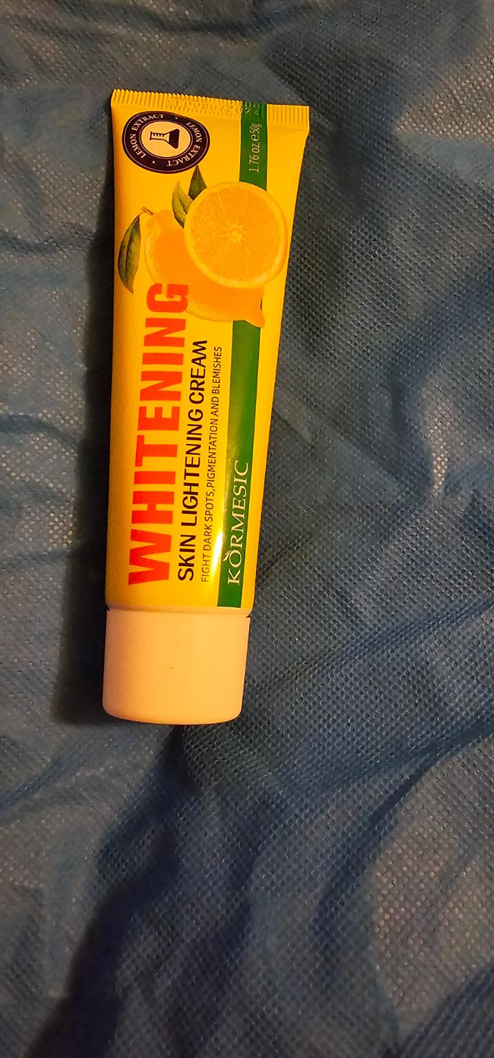 lemon brightening cream