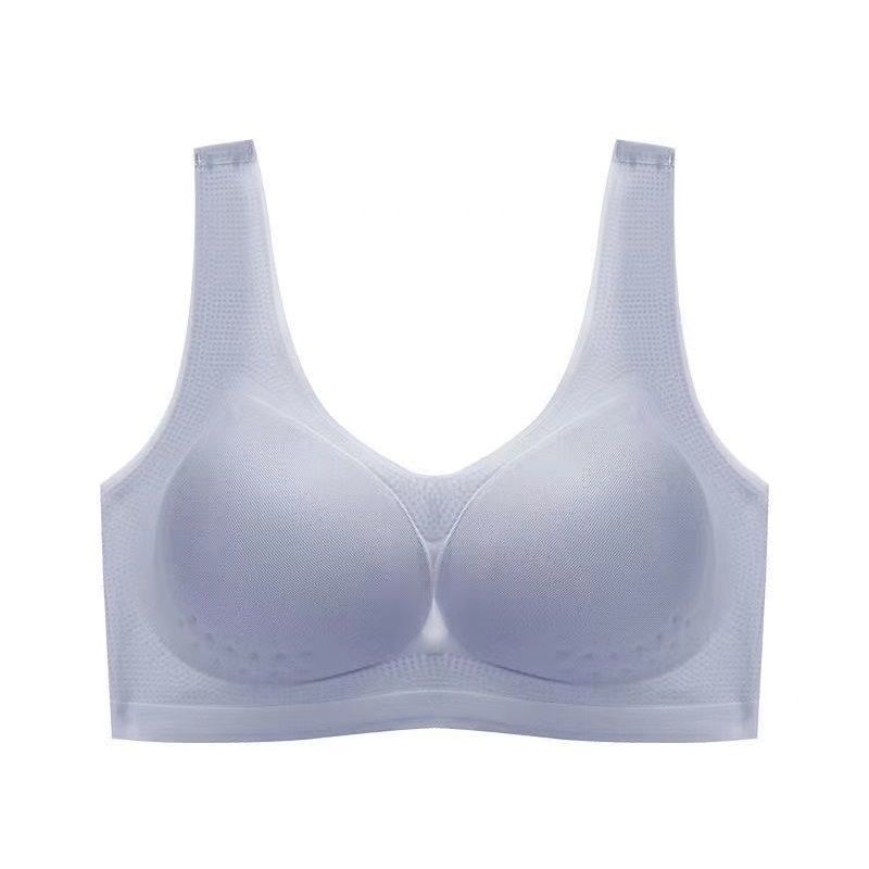 Summer Seamless Bra ultra thin Ice Silk Bra Breathable no steel ring Women Underwear Suspenders Sleep bra