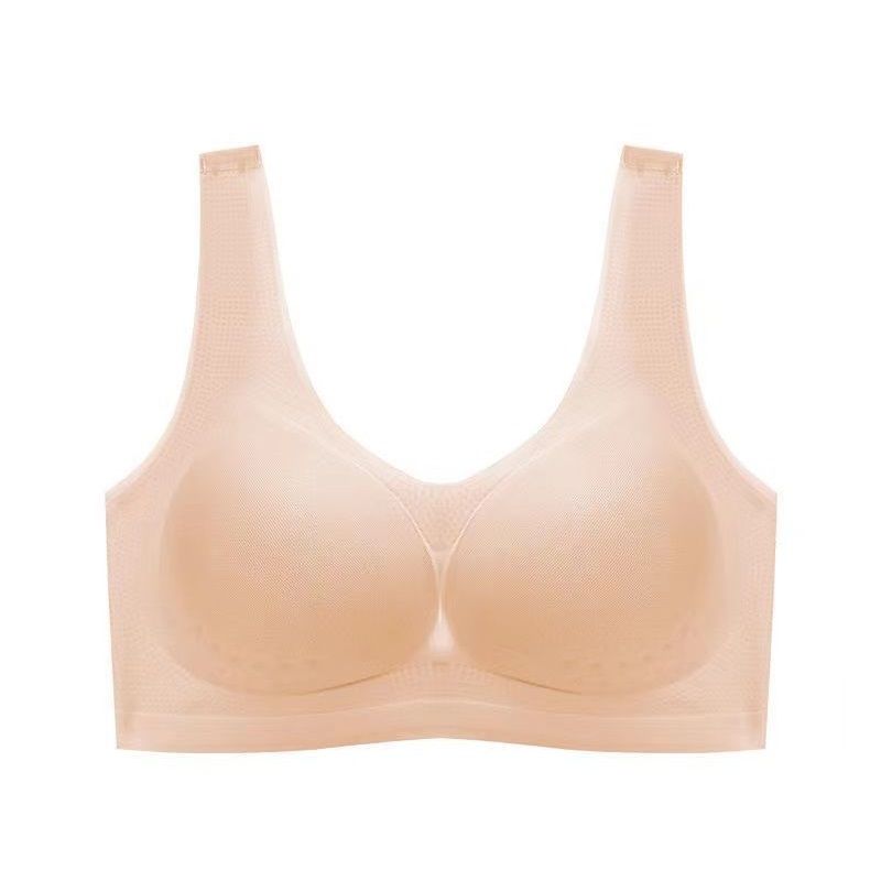 Summer Seamless Bra ultra thin Ice Silk Bra Breathable no steel ring Women Underwear Suspenders Sleep bra