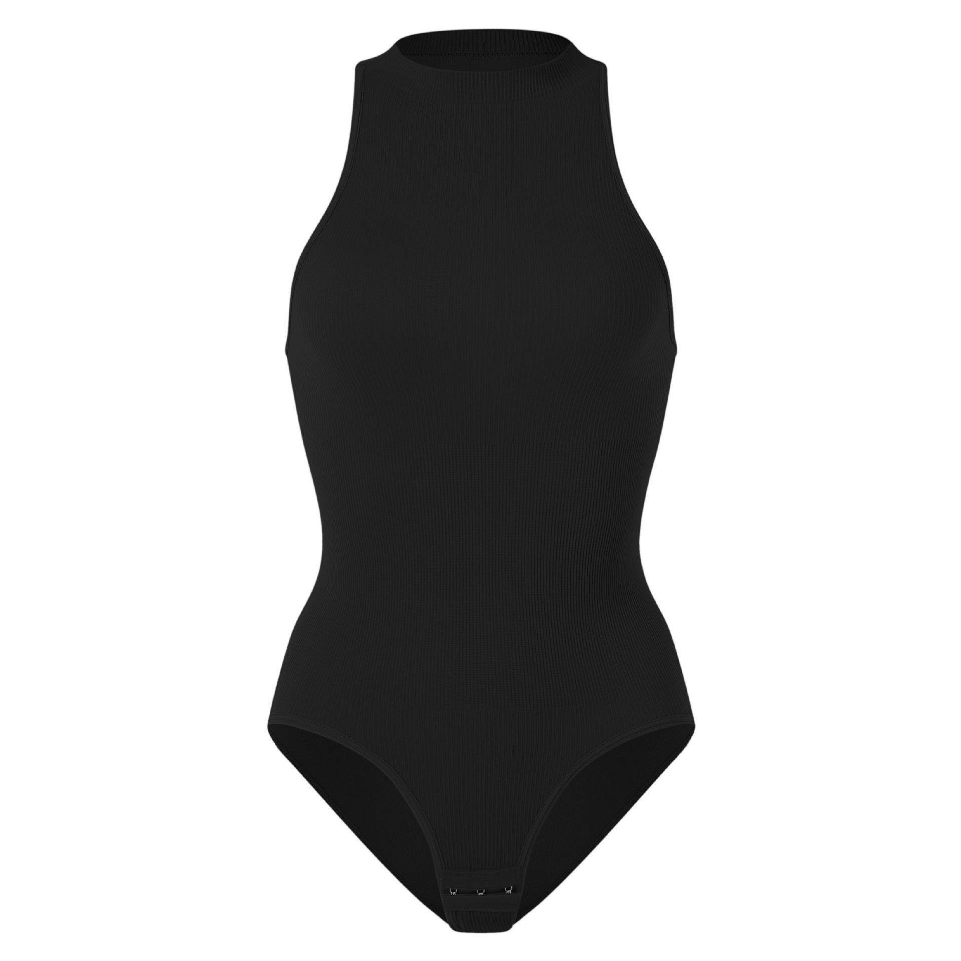 Womens Bodysuit Slimming Shapewear Sleeveless Round Neck Stretchy Soft Sleeveless Thong Body Suit Tank Top