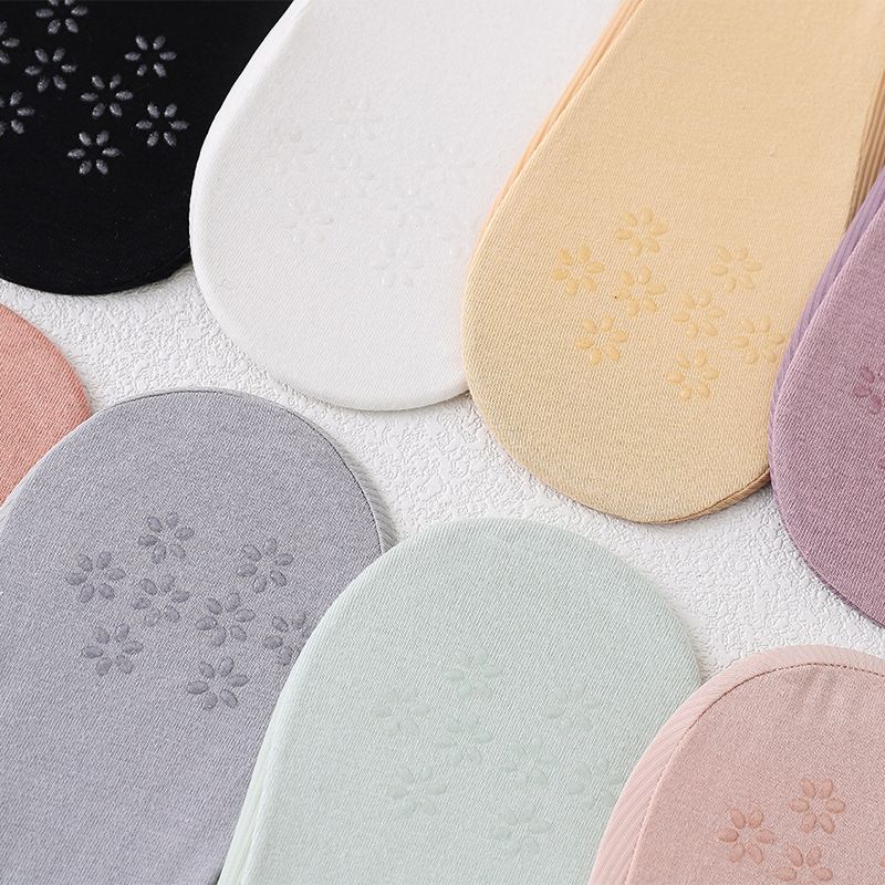 5 Pairs Women No Show Socks Ultra Low Cut Liner Socks Woman Clothes Ice Feeling socks Nonslip Liner Invisible Hidden Thin Socks