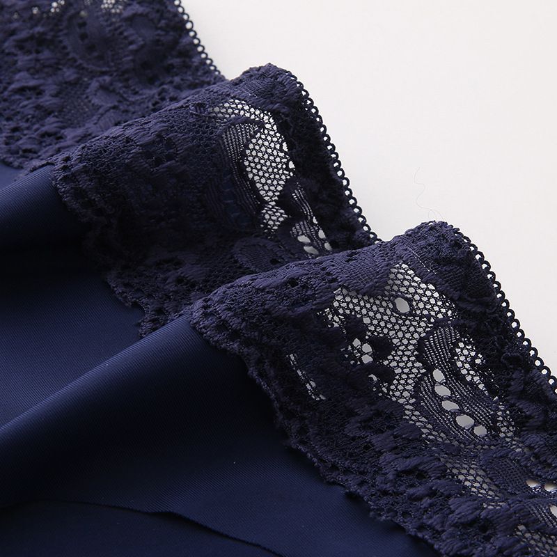 4 Pack Women Lace Panties Hollow Out Embroidery Underwear Solid Underpants Bow Panties Low Waist Lace Briefs