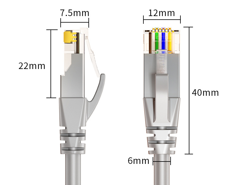5M Blue Ethernet Internet LAN CAT6 Network Cable for Computer Modem Router Professional Futural Digital
