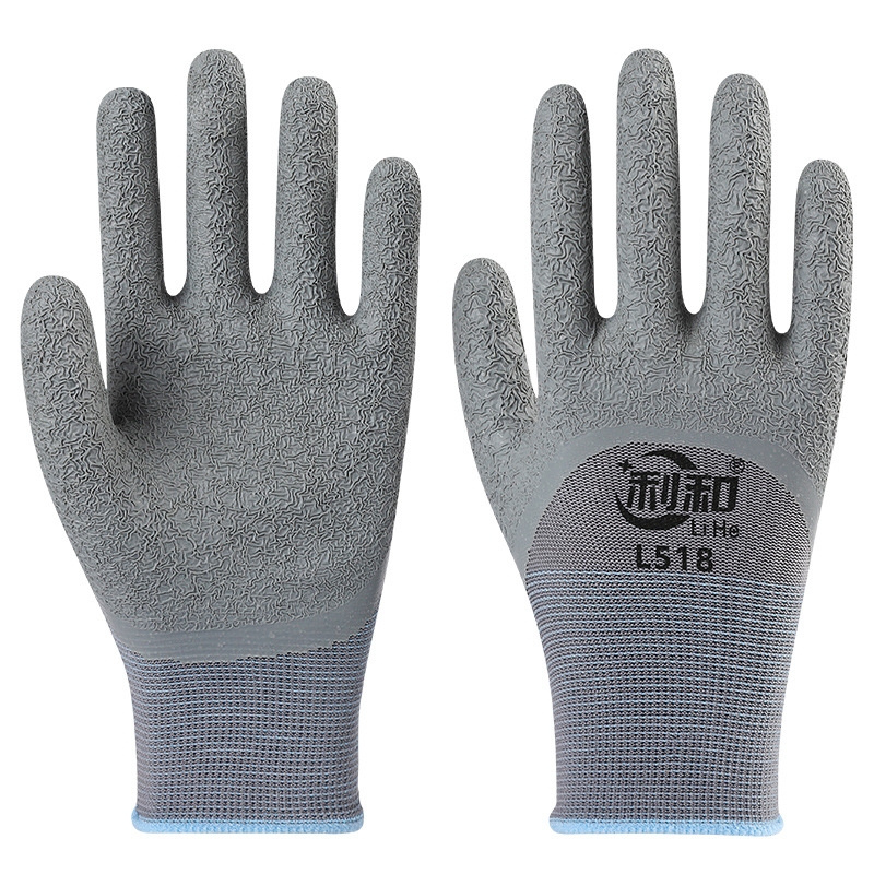 Multipurpose Construction Working Gloves Anti-slip Nitrile Wear-resistant thickened waterproof breathable non-slip durable rubber Gloves for tools