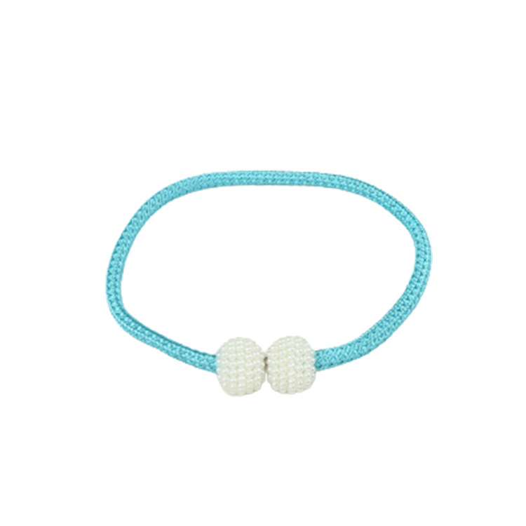 New Magnetic Curtain Tiebacks Clips - Window Tie Backs Holders Curtain Buckle Tether Curtain Home Decoration Pearl Magnetic Buckle for Office Decorative Rope Holdbacks Classic Tiebacks Design