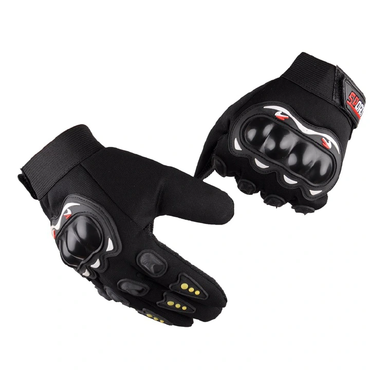 Men's Full-Finger Motorcycle Gloves, Touchscreen Compatible, Outdoor Off-Road Sports Riding Protective Anti-Fall Full-Finger  Men Tactical Gloves