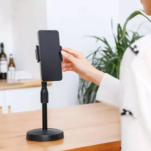Desktop Phone Holder Stand Adjustable Retractable Stable Anti-skid Live Broadcast Bracket Portable Desk Cell Phone Holder Mobile Accessories