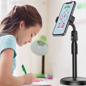 Desktop Phone Holder Stand Adjustable Retractable Stable Anti-skid Live Broadcast Bracket Portable Desk Cell Phone Holder Mobile Accessories