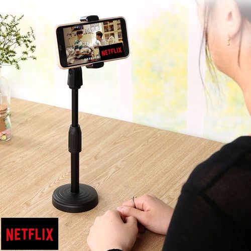Desktop Phone Holder Stand Adjustable Retractable Stable Anti-skid Live Broadcast Bracket Portable Desk Cell Phone Holder Mobile Accessories