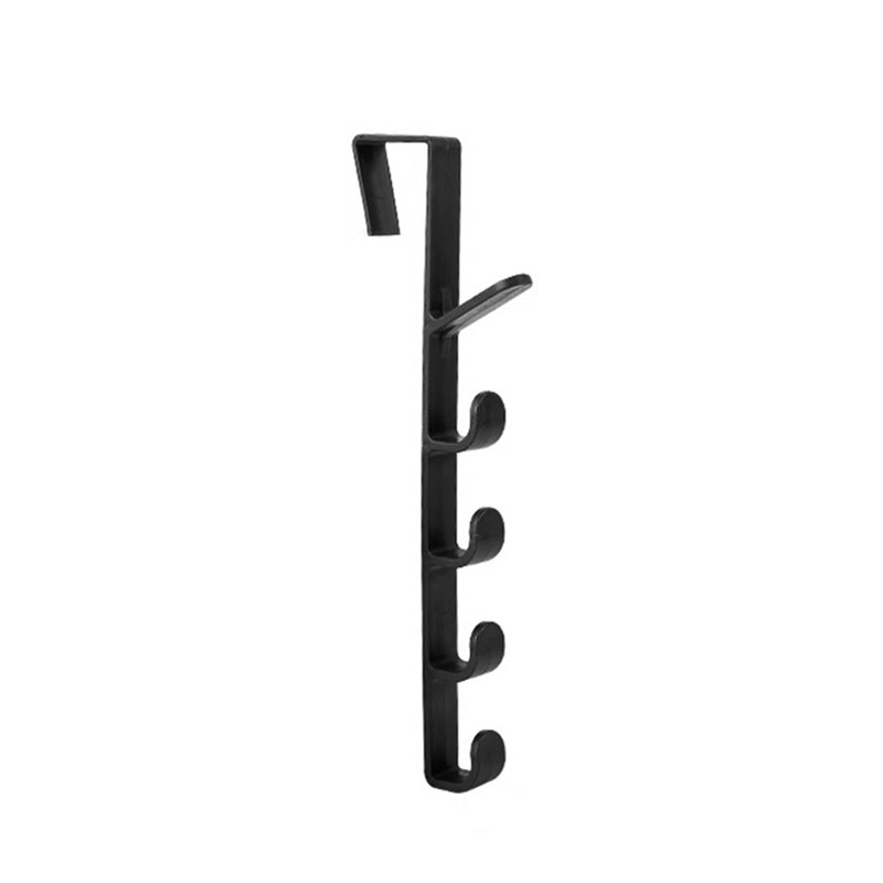 Clothes Hangers Long row of hooks behind the door, storage rack for dorms, hanging clothes rack, wall-mounted organizer, hat storage, no drilling required