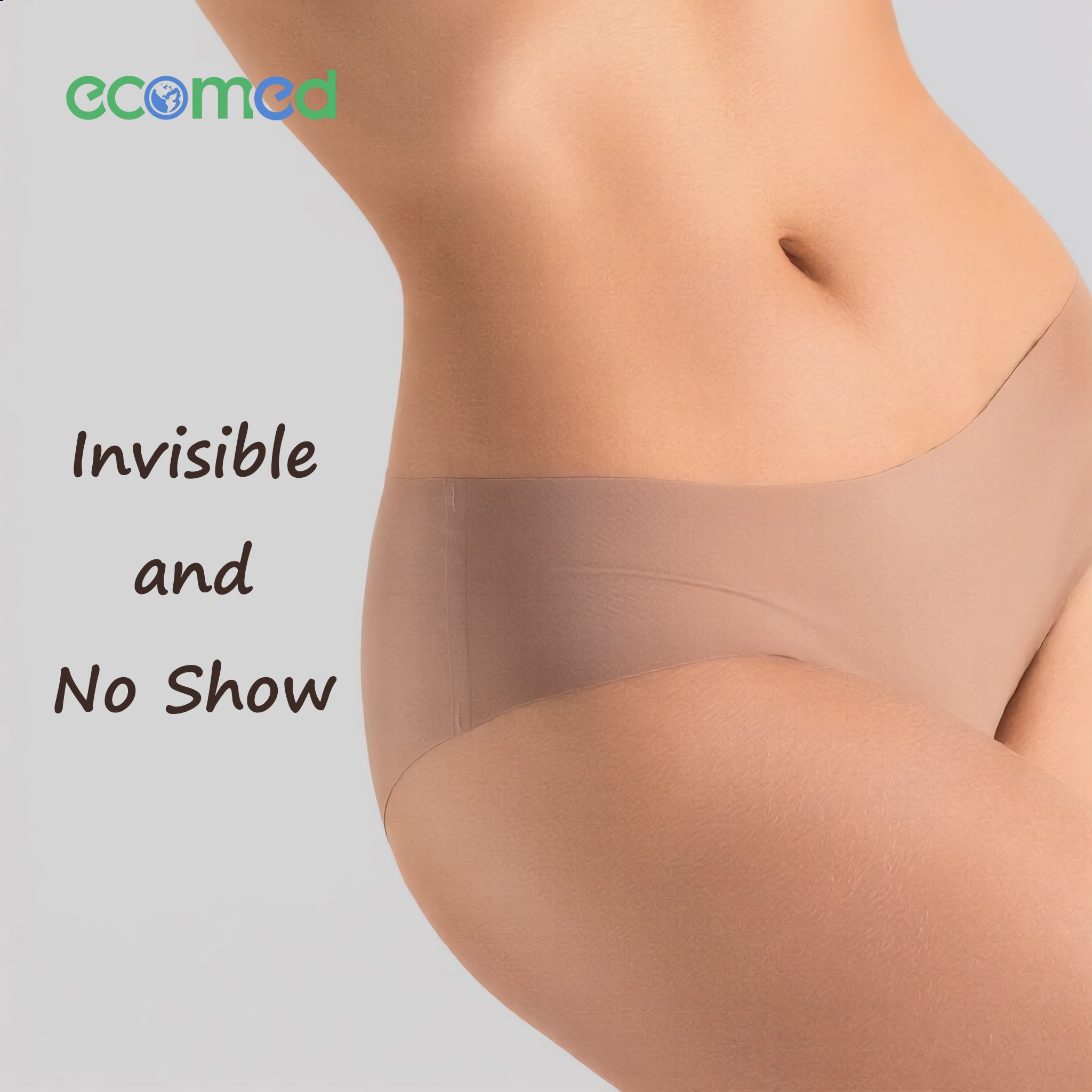 5PCS Women’s Seamless Hipster Underwear No Show Panties Invisibles Briefs Soft Stretch Bikini Underwears