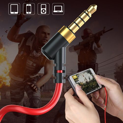 BYLD In-Ear Gaming Headset, Wired Headphones with Dual Noise Cancelling Microphone, Mute/Volume Control, 3.5mm Earbuds Earphones Fit for Mobile Phone, Computer, PC, Xbox One, PS