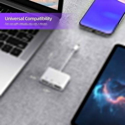 BYLD USB-C Card Reader, 3-in-1 Micro SD Memory Card Reader, Type C to SD Card Reader Adapter 2TB Capacity for MacBook Camera Android Windows Linux and Other Type C Device
