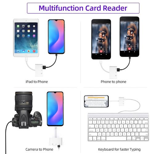 BYLD USB-C Card Reader, 3-in-1 Micro SD Memory Card Reader, Type C to SD Card Reader Adapter 2TB Capacity for MacBook Camera Android Windows Linux and Other Type C Device