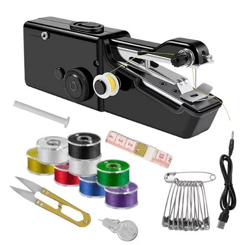 Handheld Sewing Machine, BYLD Cordless Mini Portable Electric Hand Sewing Machine, USB Electric Quick Stitch For Fabric Pet Clothes DIY