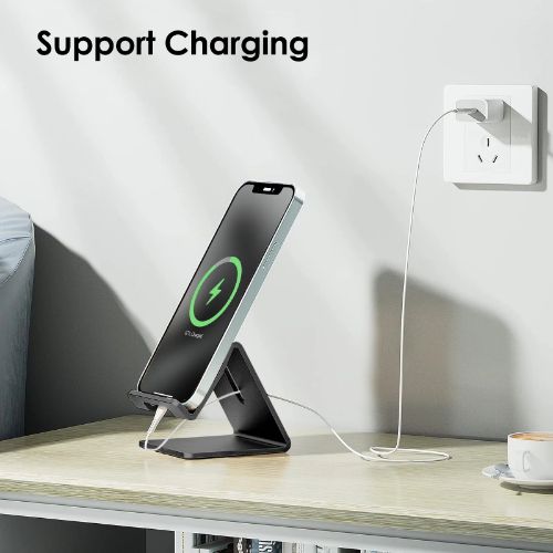 BYLD Universal Cell Phone Tablet Mount Holder,  Desktop Phone Holder Dock Fit foriPhone 13 12 Pro Max 11 Xs XR 8 Plus, iPad, Samsung Galaxy, Google Pixel, Android Phones