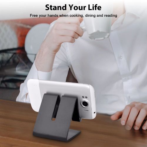 BYLD Universal Cell Phone Tablet Mount Holder,  Desktop Phone Holder Dock Fit foriPhone 13 12 Pro Max 11 Xs XR 8 Plus, iPad, Samsung Galaxy, Google Pixel, Android Phones
