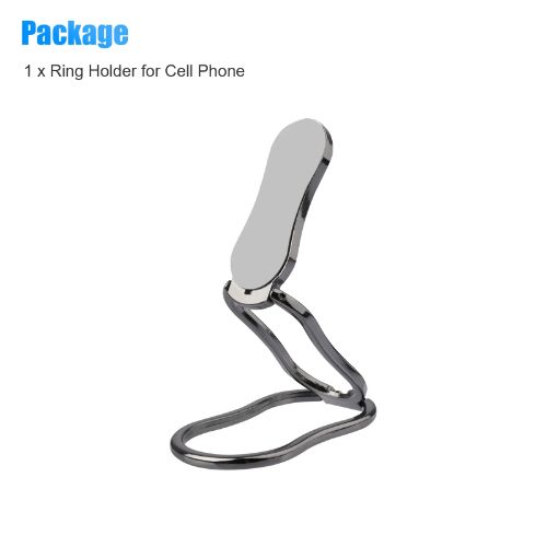 Phone Ring Holder Finger Kickstand, BYLD Foldable Ring Stand, 360° Rotation Ring Cell Phone Back Grip for Magnetic Car Mount Compatible with iPhone 13, Samsung Galaxy, Other Smartphones, Tablets