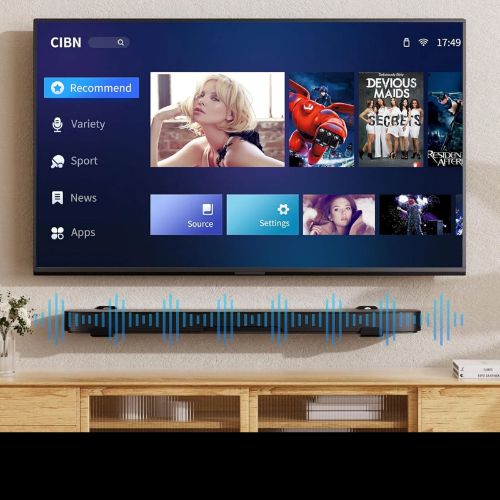 BYLD Sound Bar Mounts Under TV, Soundbar Bracket Universal Speaker Wall Mount Shelf Adjust 3.4" to 5.8" for Samsung, Vizio, Lg, Sony, JBL, Bose and More Soundbar Mount Bracket with Hardware Kit