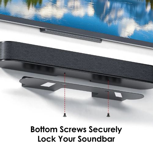 BYLD Soundbar Mount for Sonos Beam, Wall Mount Bracket Compatible with Gen 1 & Gen 2, Sonos Beam Sound Bar Mounting Bracket Under TV, Includes All Necessary Mounting Hardware, Mounts Bracket
