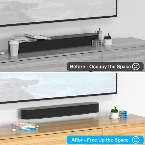 BYLD Soundbar Mount for Sonos Beam, Wall Mount Bracket Compatible with Gen 1 & Gen 2, Sonos Beam Sound Bar Mounting Bracket Under TV, Includes All Necessary Mounting Hardware, Mounts Bracket