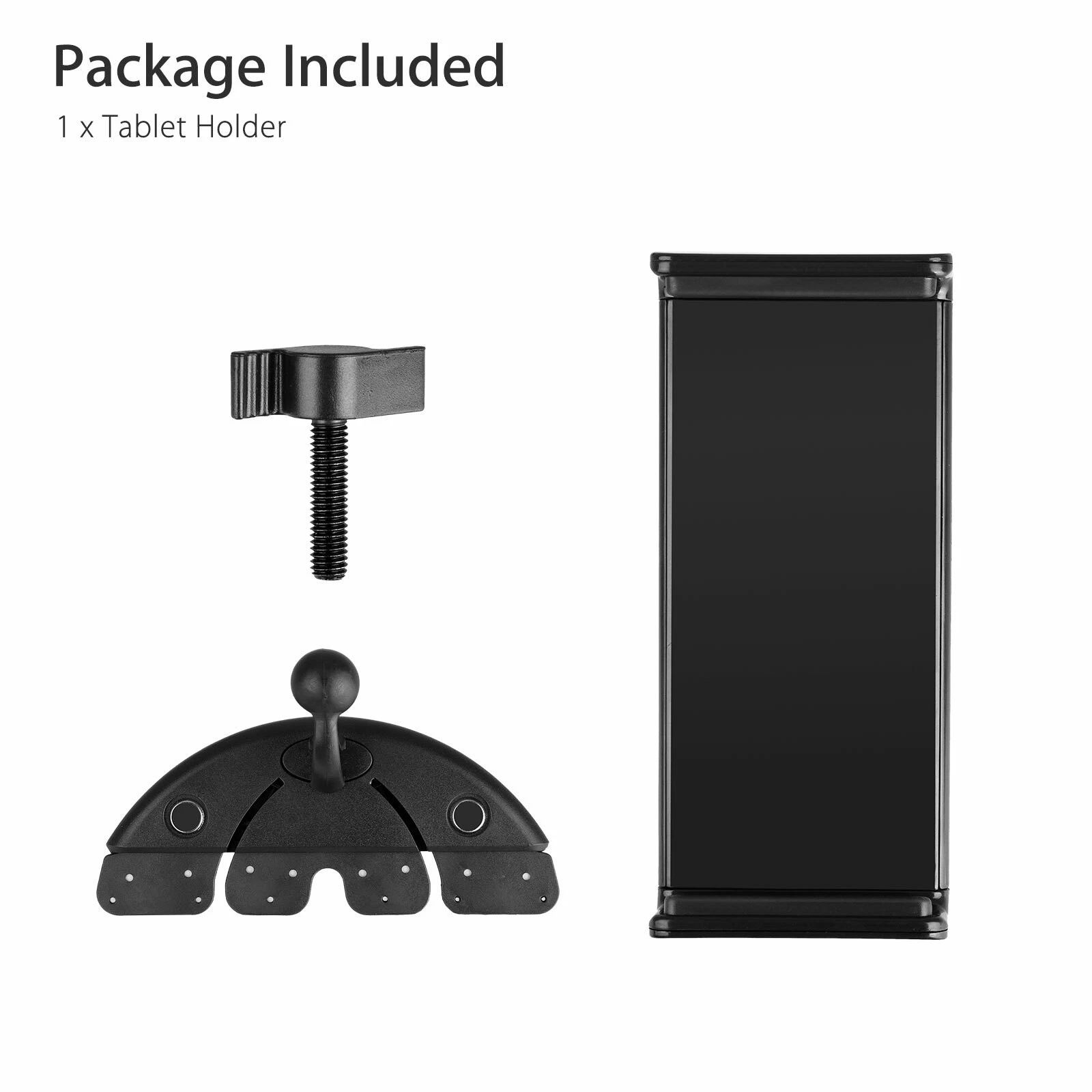 BYLD Car CD Slot Tablet Mount, 360° Rotation Universal Adjust Car CD Slot Tablet/Phone Mount Holder for 8-10" iPad/Galaxy Tab