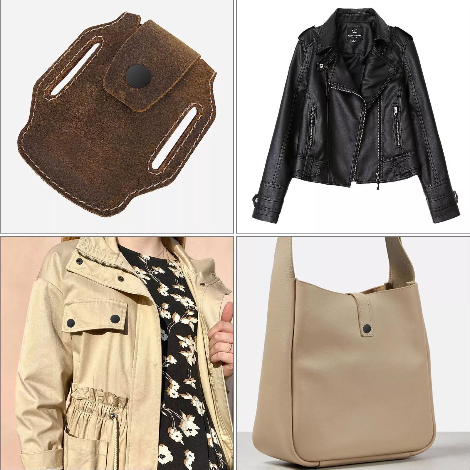 BYLD 70 Sets 15mm 5/8" Buckle Snap Fasteners Kit Metal Snap Buttons Rings With Fastener Pliers, Press Stud Cap Button Base Tool for Marine Boat Leather Craft Canvas